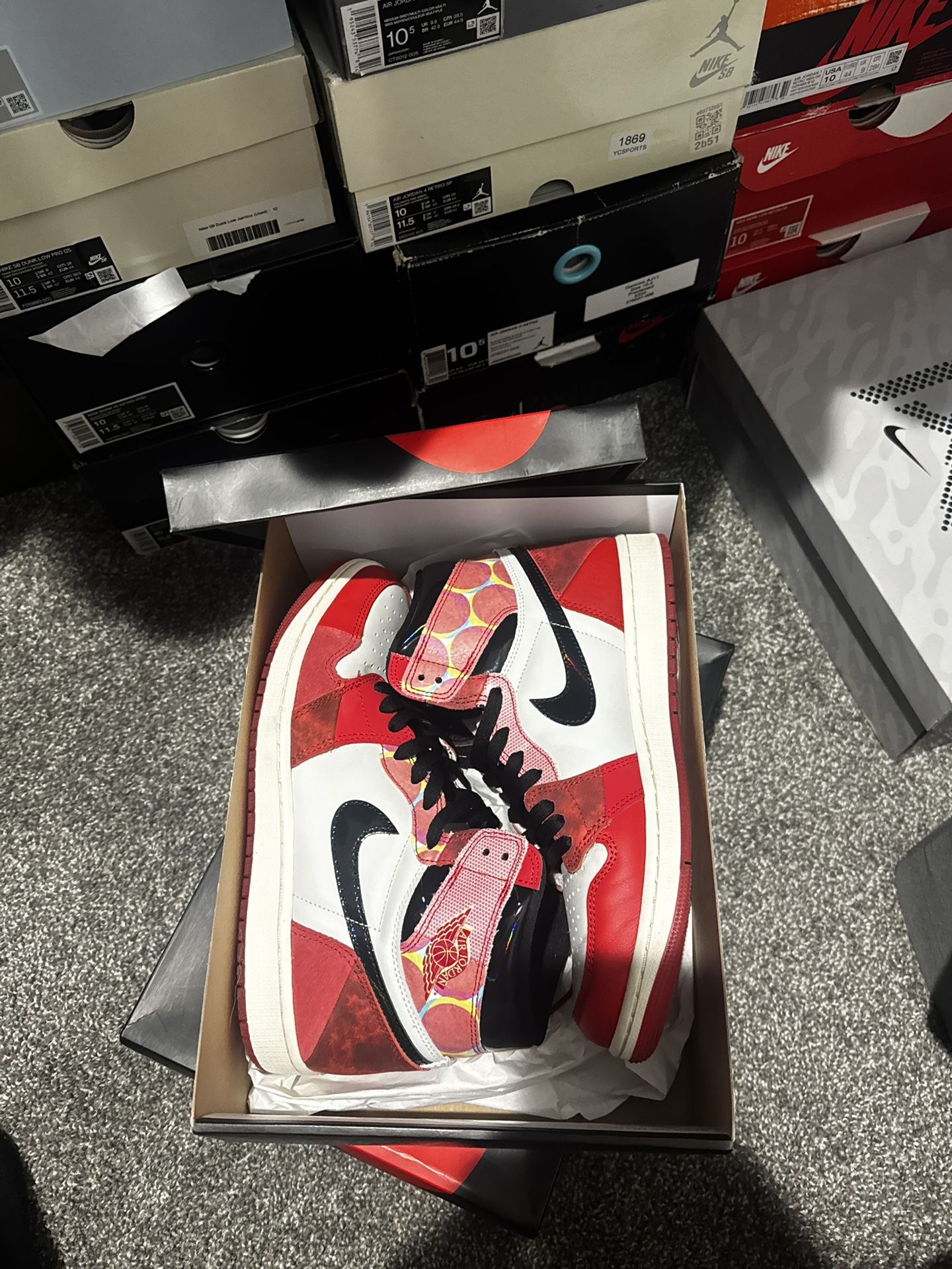 Jordan 1 Spider Man 