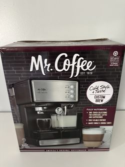 Mr. Coffee Espresso and Cappuccino Machine 
