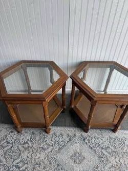 Hexagon Side Tables