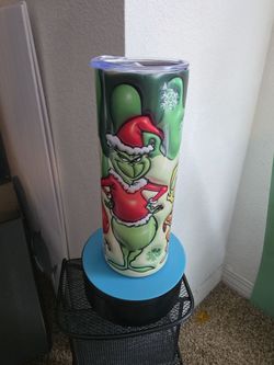 Grinch Christmas tumbler