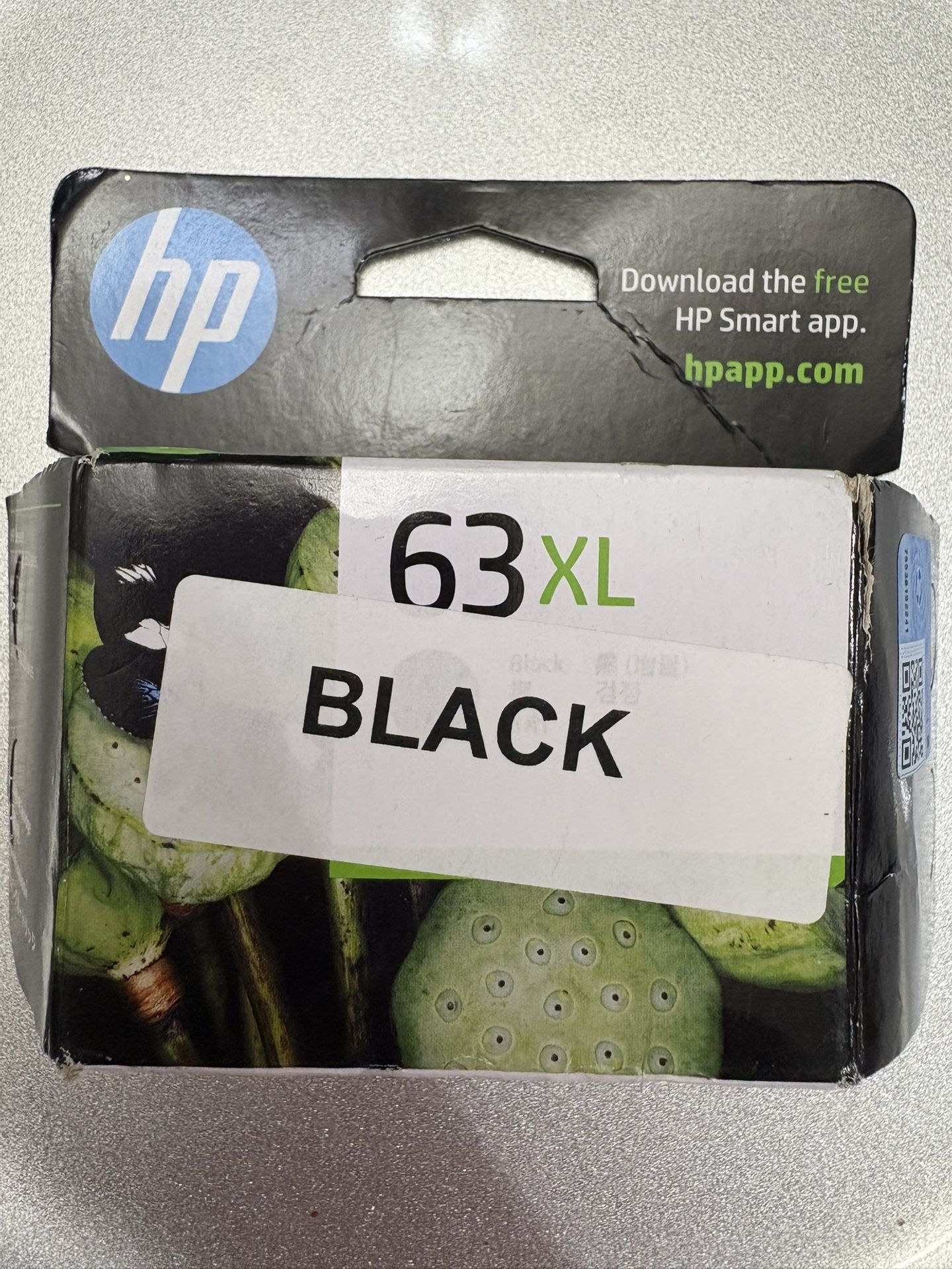 HP 63 XL Black Ink Cartridge High Yield Genuine OEM Original Sealed Exp Mar 2026