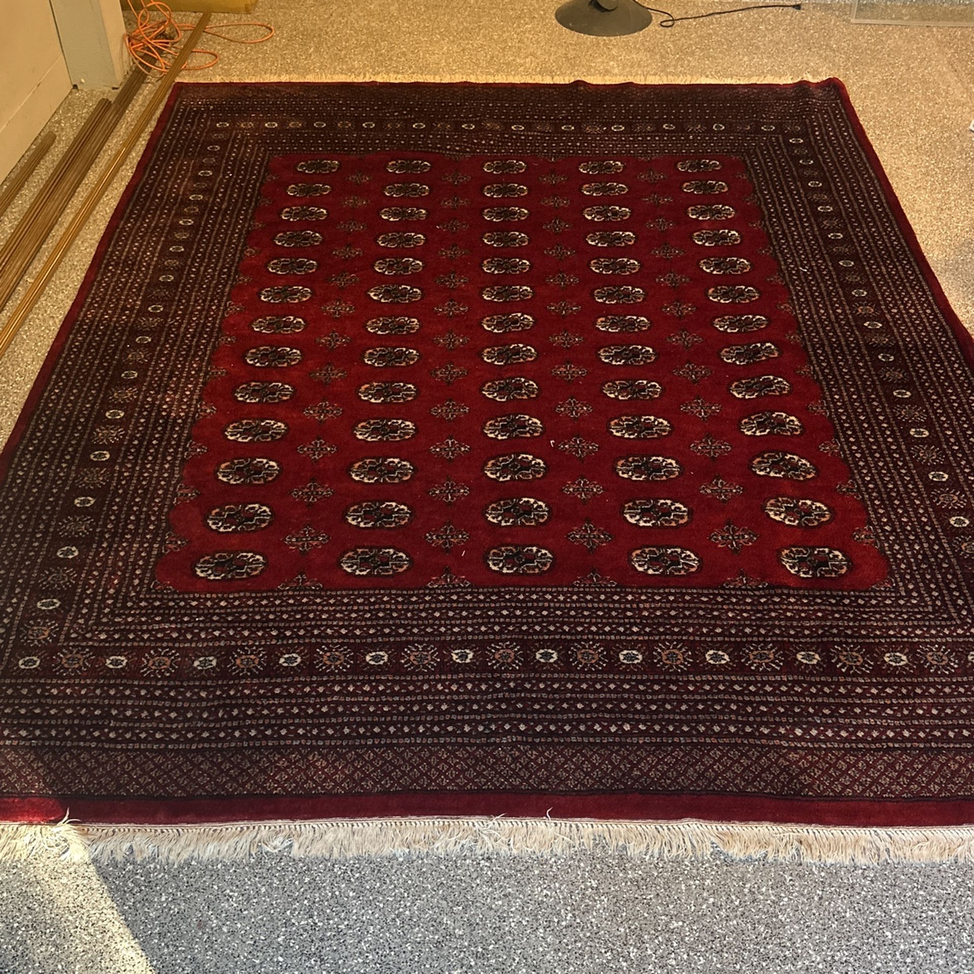 Bokhara Red 8 x10 Wool Rug
