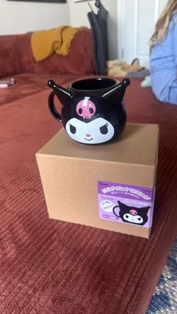 🖤 Kuromi 3D Mug For Goth Girls, Tired People & Villains With Good Taste 🖤  Official Sanrio Kuromi mug with 3D ears because apparently normal mugs ar