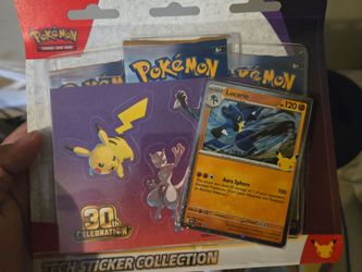 Pokemon 30th Anniversary Tech Sticker