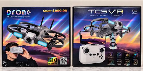 Title: TC5 VR HD Camera Drone – WiFi FPV, Obstacle Avoidance & 360° Flips