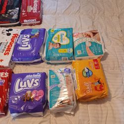Diapers Newborn To Size 7