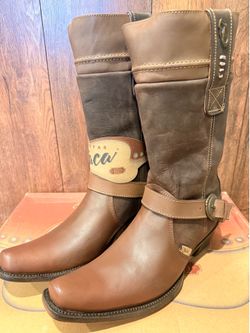 Authentic Men’s Jaca Leather Boots – Made in León, Mexico (Size 7.5)