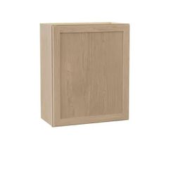 Hampton Bay
Sinclair 24 in. W x 12 in. D x 30 in. H Assembled Wall Kitchen Cabinet in Shaker Light Oak