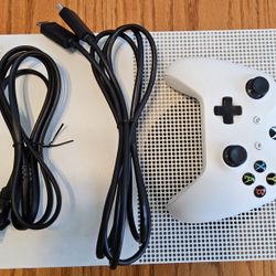 Xbox One S 500gb (Model 1681) With Cables And One Controller $150