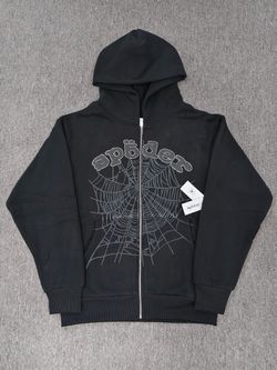 Black Sp5der Zip-Up