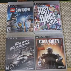 4 PS3 Games 