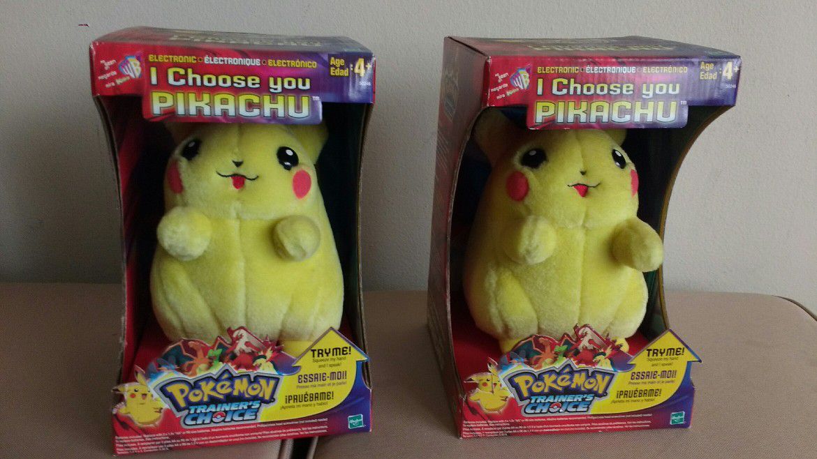 Pokemon Pikachu electronic talking plush toy
