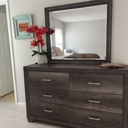 Dresser And Mirror