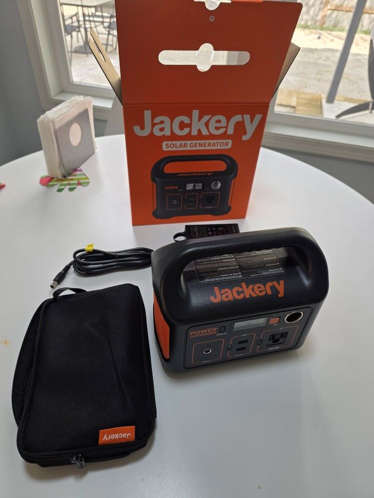 Jackery Explorer 290 Portable Power Solar Generator 290 Wh Capacity color Black