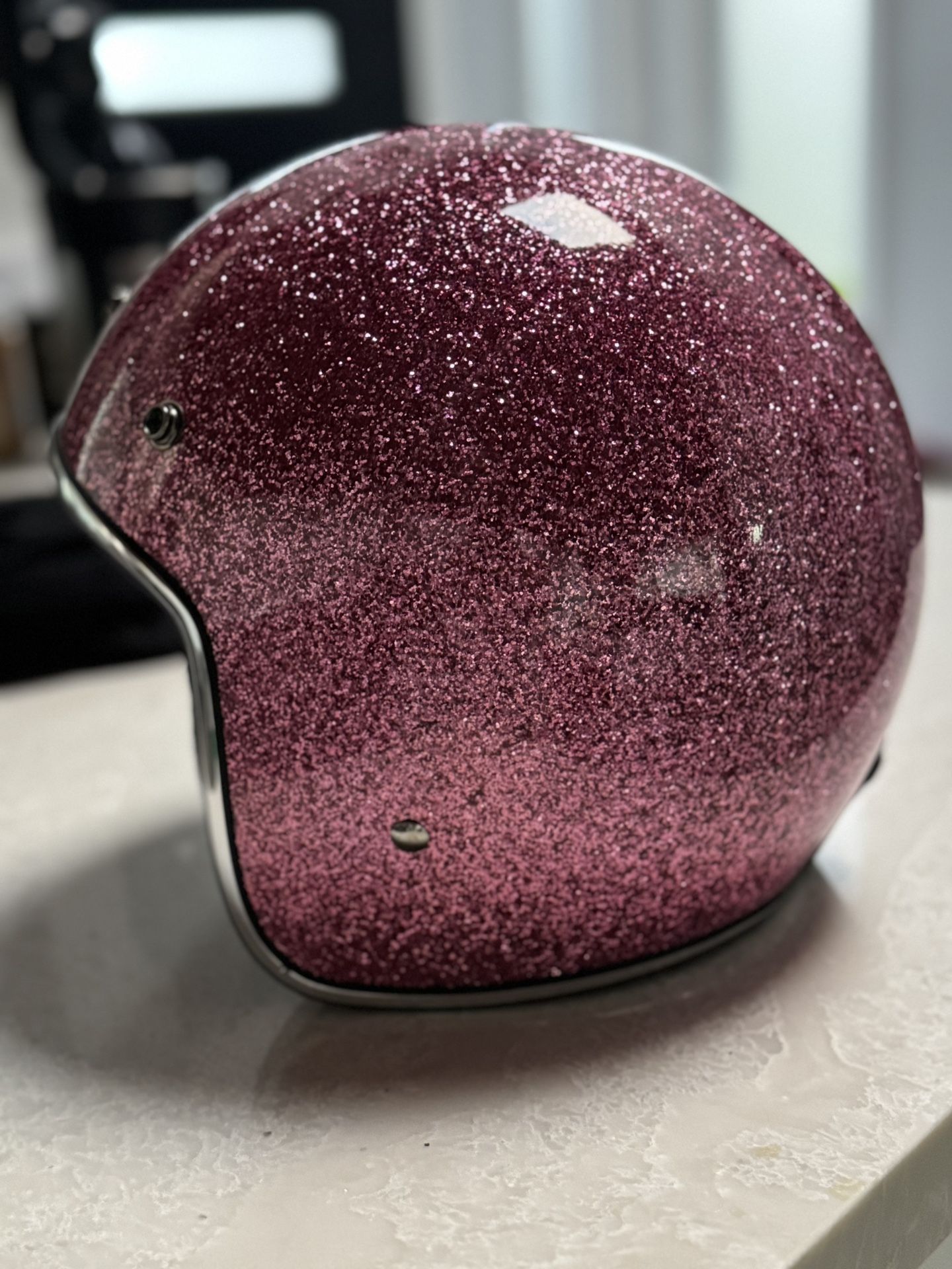 glitter motorcycle helmet S1 Lifer Black Gloss bedazzled rhinestone motorcycle helmet 
