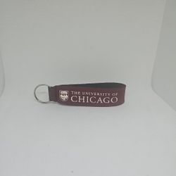 University Of Chicago Maroon Keychain Wrist Lanyard