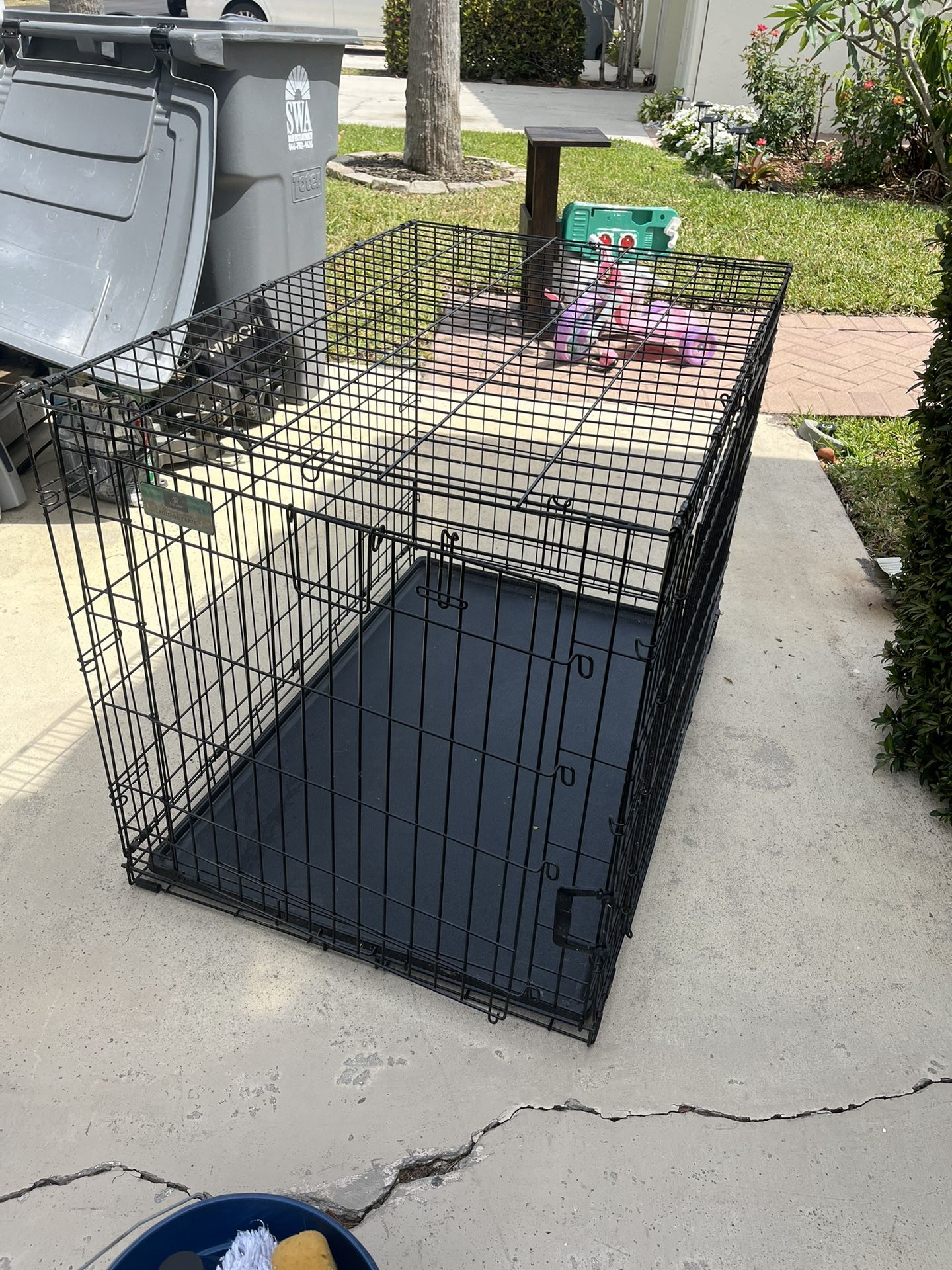 Double Door Animal Dog Crate