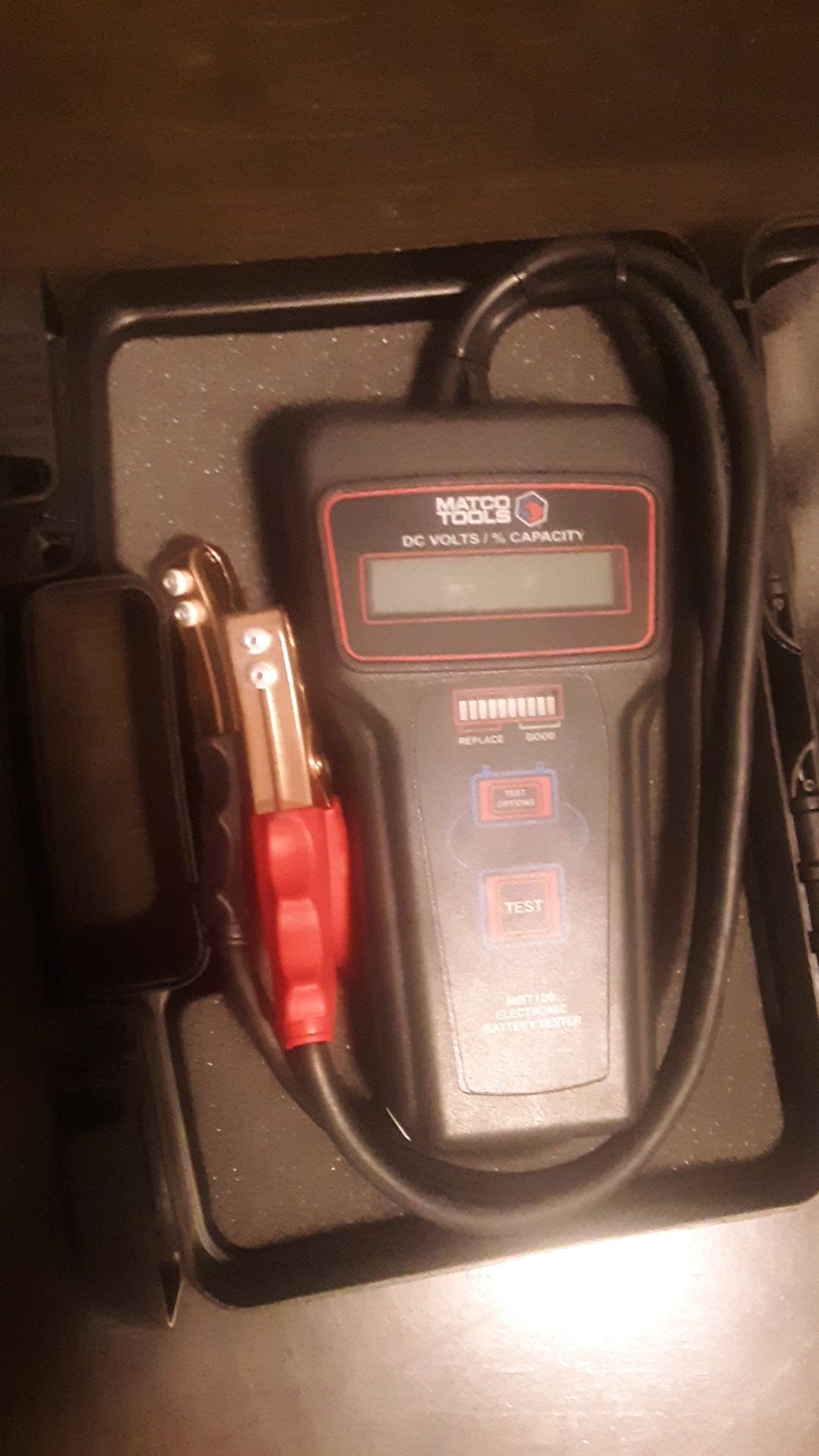 Matco 12 v battery tester.