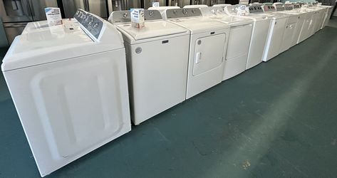 GREAT VARIETY OF TOP LOAD WASHER SET W/ELECTRIC DRYER 