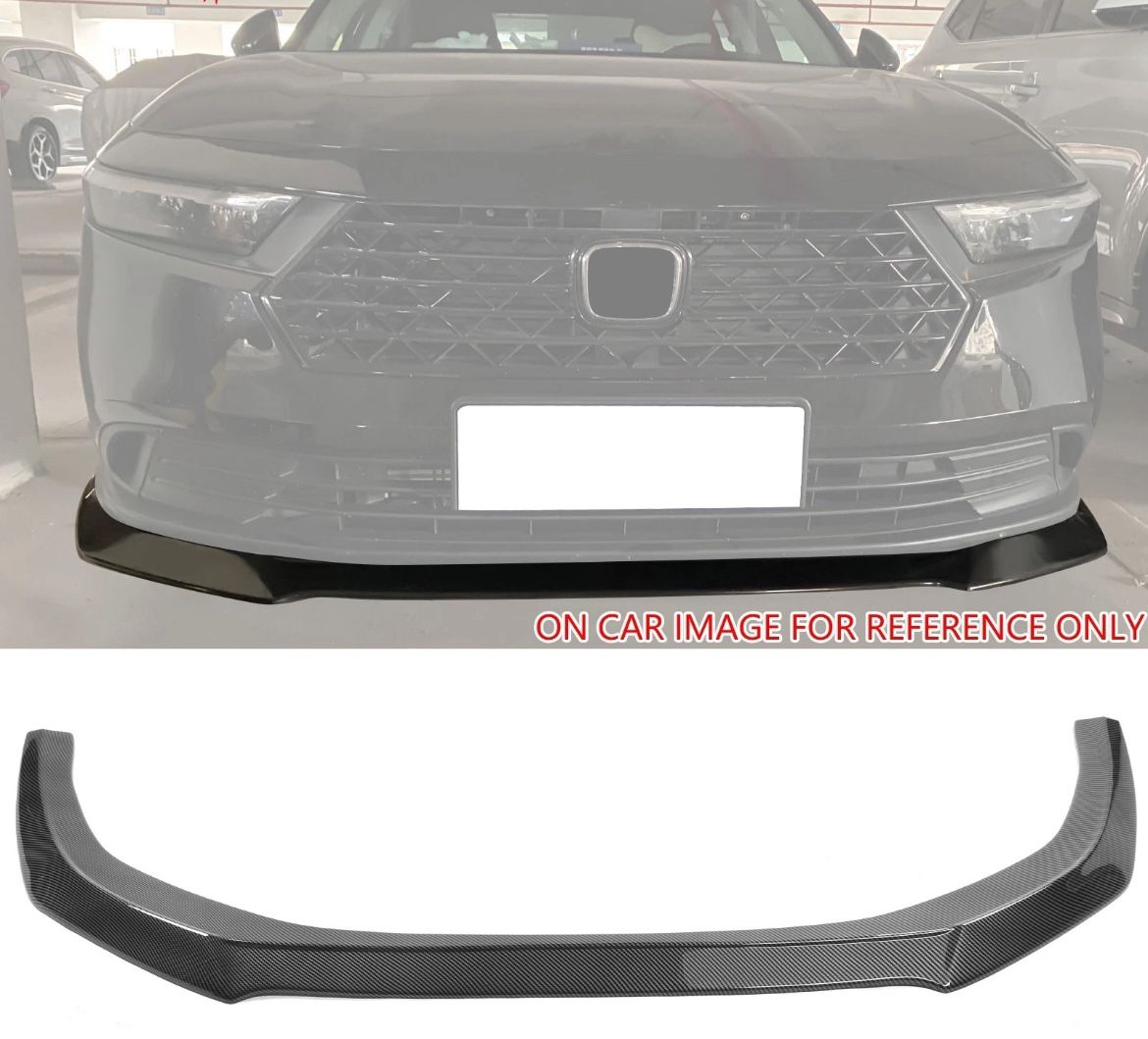 23-25 Honda Accord Front Bumper Lip Splitter Carbon Print