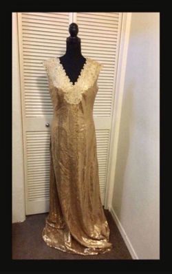 Gold Formal Dress