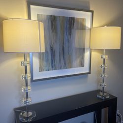 2-Safavieh Frances 25-inch table lamps