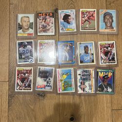 Old Baseball And Football Cards