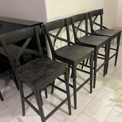 4 World Market Barstools - 30 in