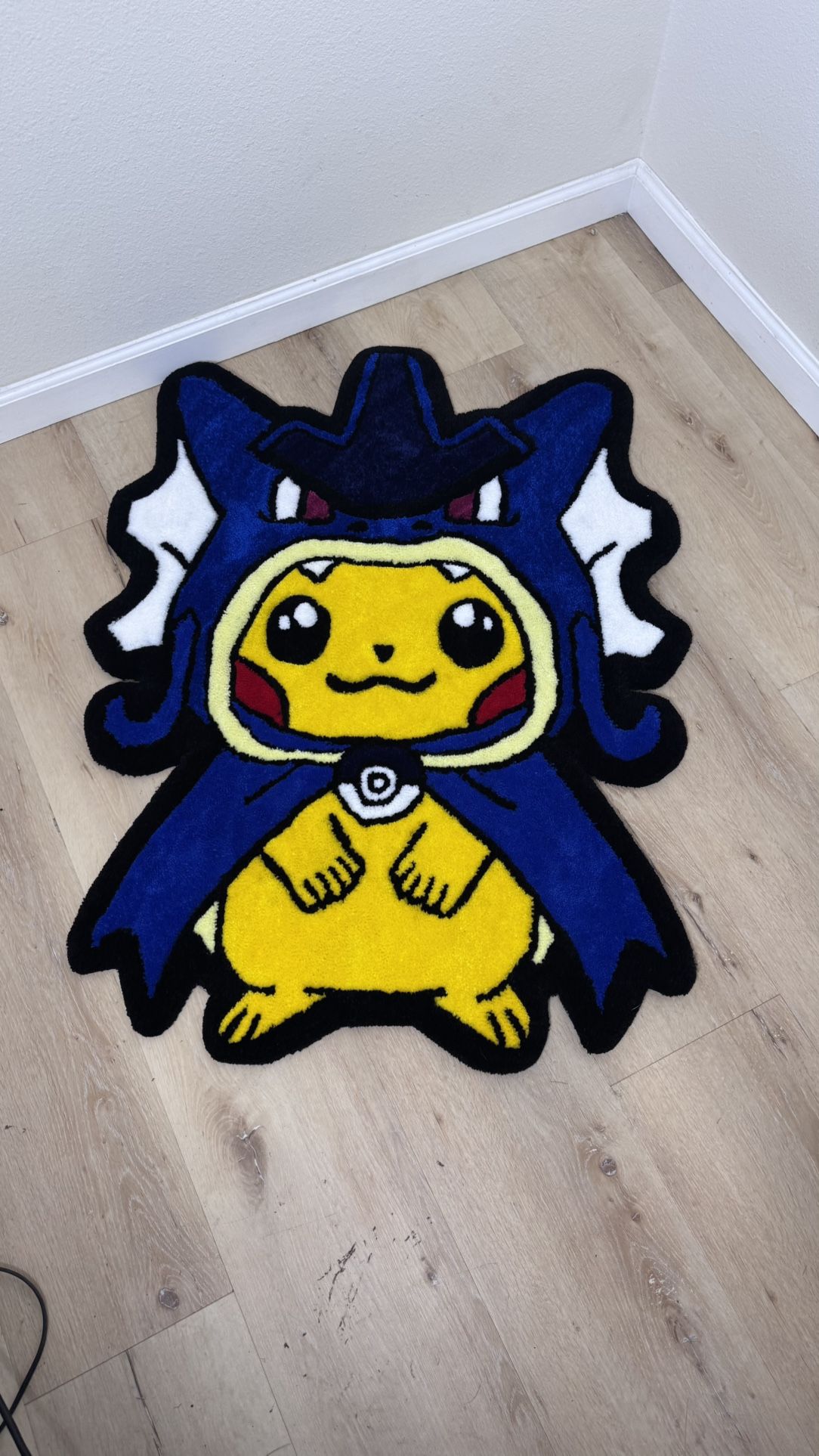 Pokemon Poncho Pikachu Rug