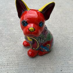 Handcrafted Mexican Frenchie Statue