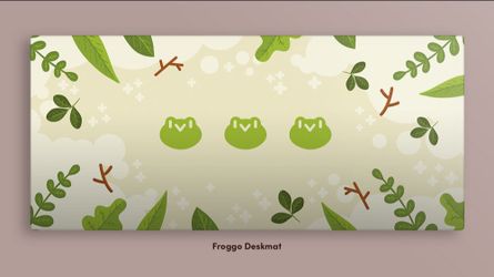 Froggo Deskmat / XL Mousepad