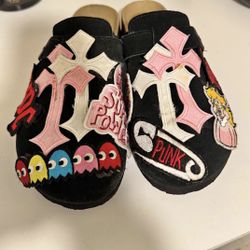 Hand Patched Burks / Slip-On Shoes