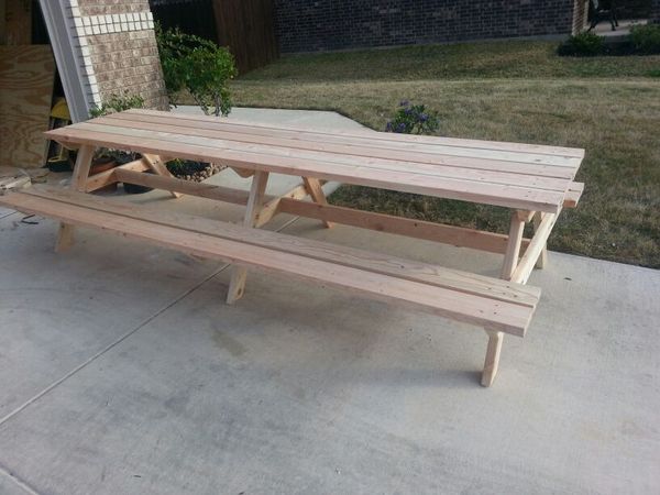 Custom Built Picnic Tables For In San Antonio Tx Offerup