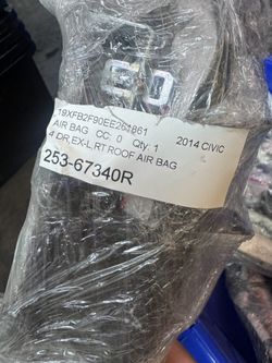 2014 Honda Civic Right Roof Curtain