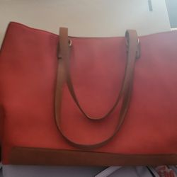 Handbag Market&Spruce Brand Orange & Brown