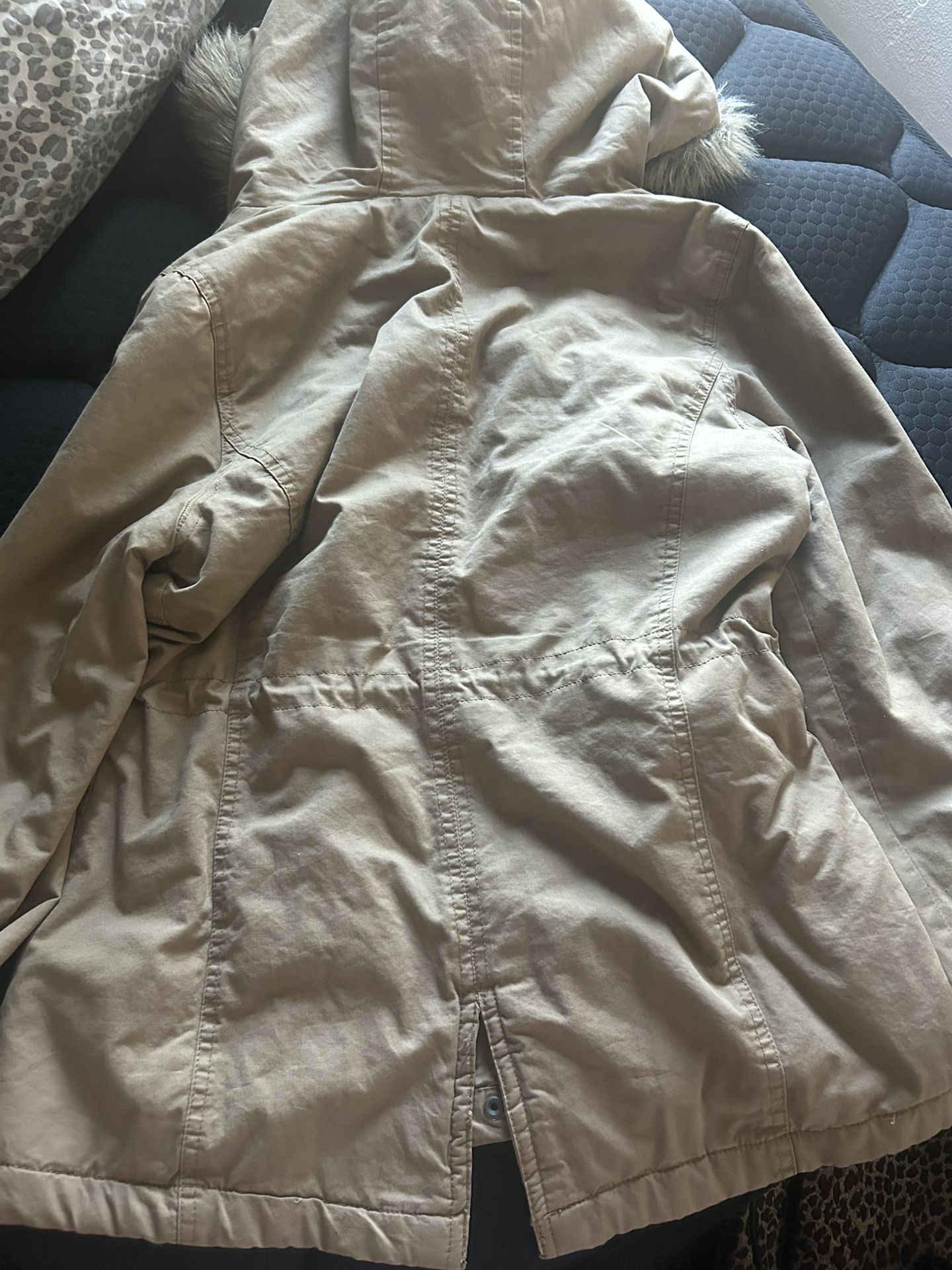 Women’s Winter Jacket With Fur On Hoodie