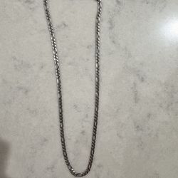 Jaxxon Silver figaro chain 18”