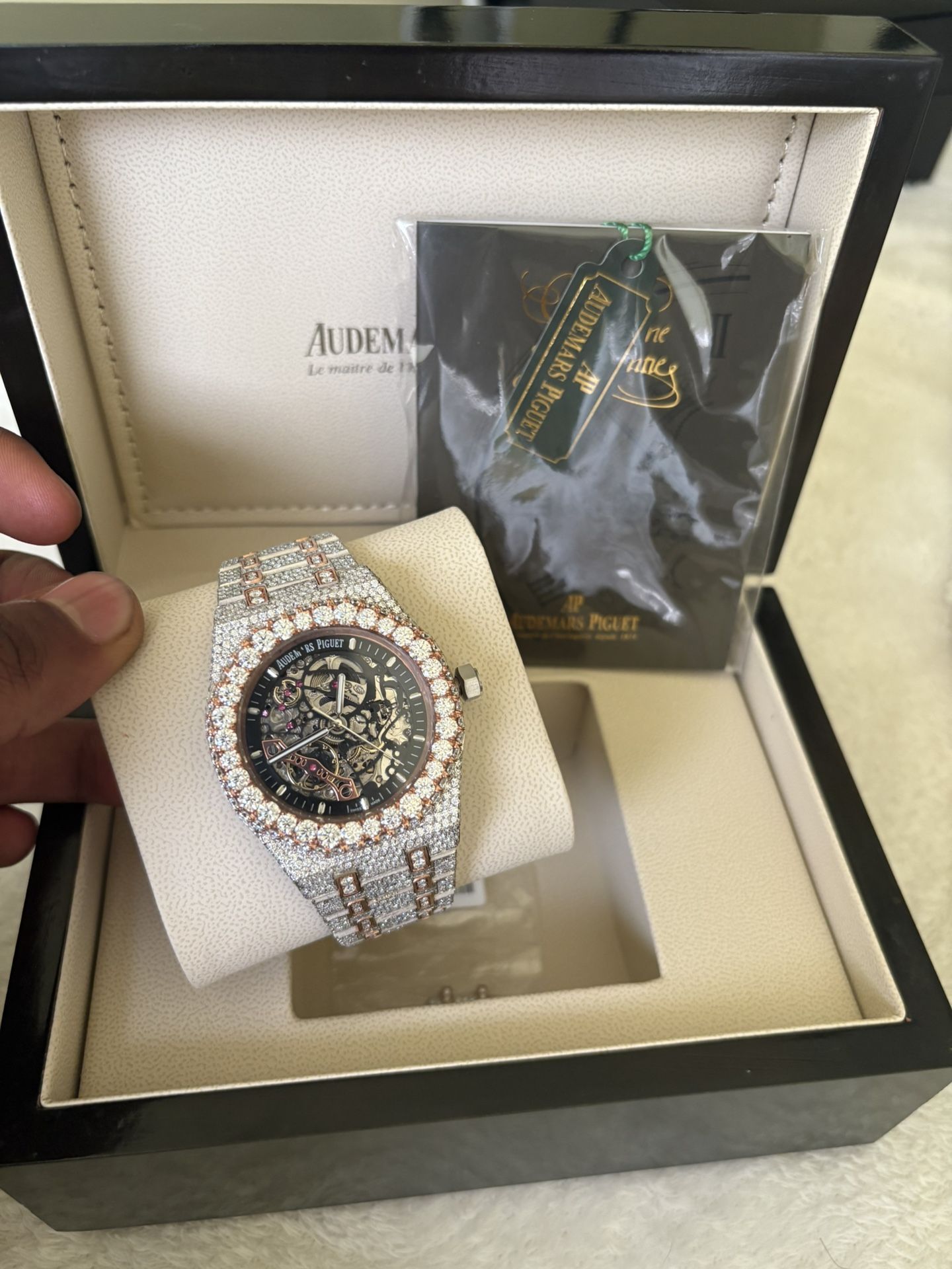 Moissanite VVS Diamond Ap Skeleton