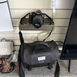 Nikon D3-00 Bundle W/ 18-55mm/55-200mm Lens And Bag