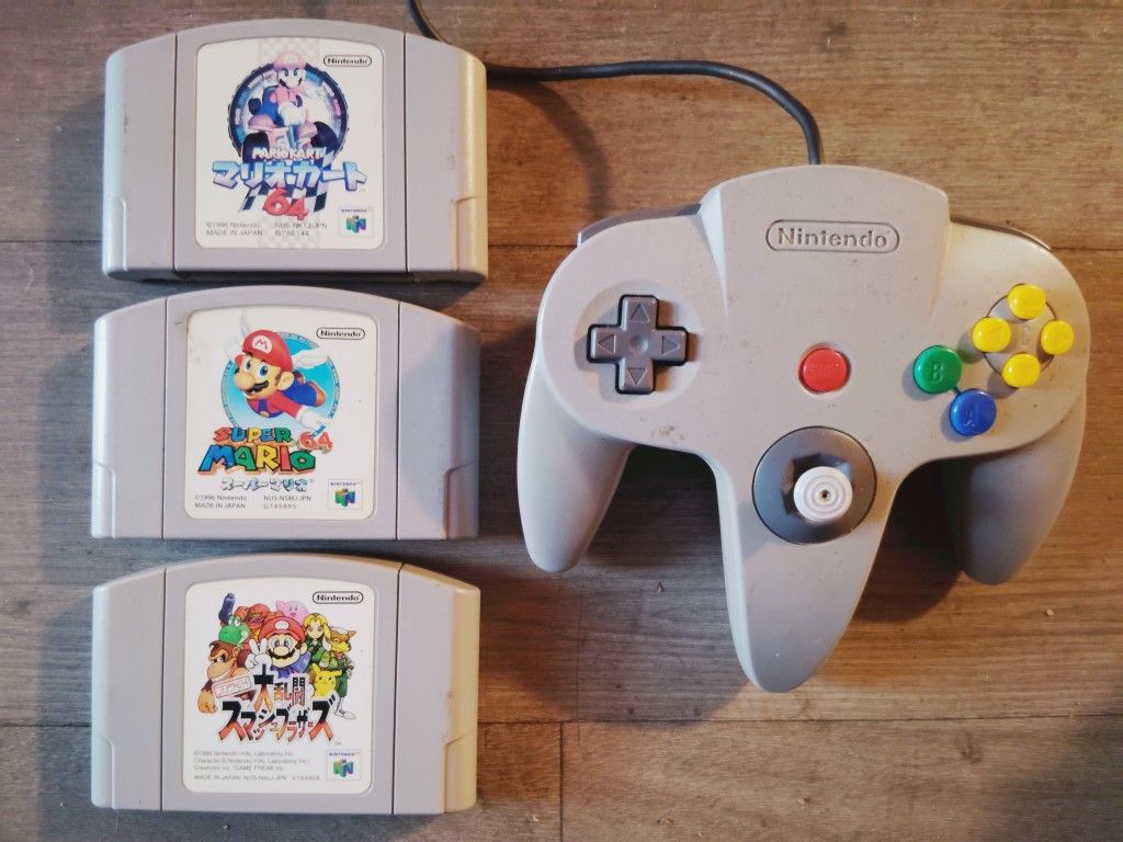 Vintage Video Game Cartridges