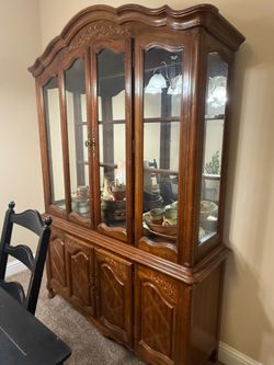 China hutch solid wood construction