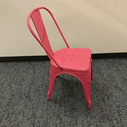 PINK METAL CHAIR