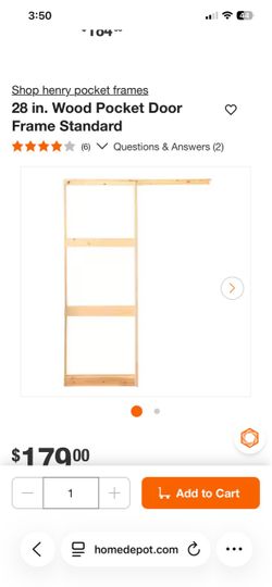 Pocket Door Frame 28” PDO by Henry