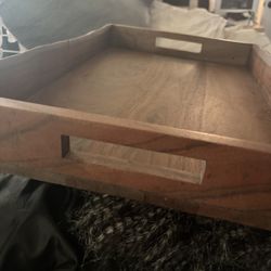 Wood tray