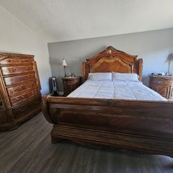 Complete King Size Bed Bedroom Set