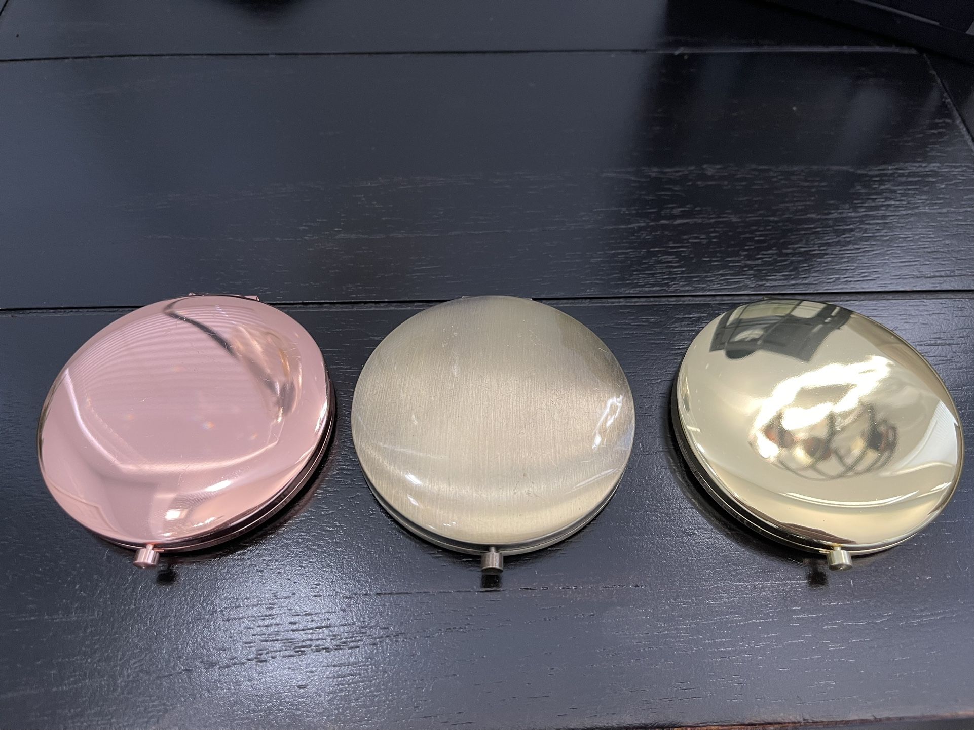 Pocket Mirror Laser Engraved
