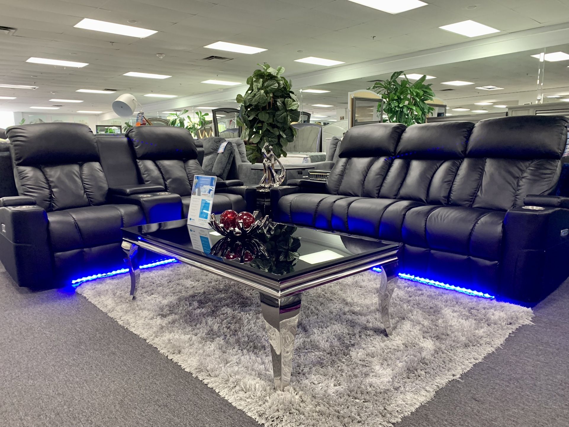 PWR SOFA & LOVE SEAT W/LED $2199