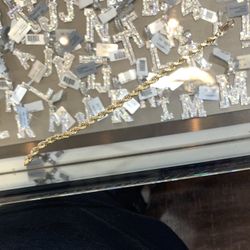 10k Gold Rope Bracelet 