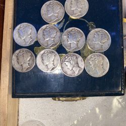10 mercury dimes
