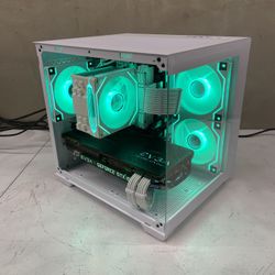 Gaming PC White RGB Computer Desktop (1080 TI, 32 GB RAM)  